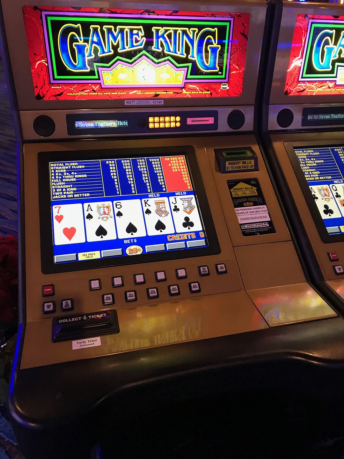 American original slot machine odds genesis open